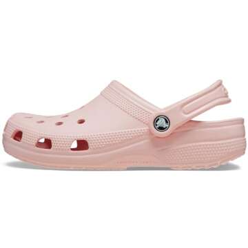 Comfortable Unisex Crocs Classic Clogs in Quartz Color