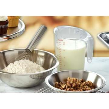 Winco PMCP-200 Measuring Cup, Polycarbonate, 2-Quart, Clear