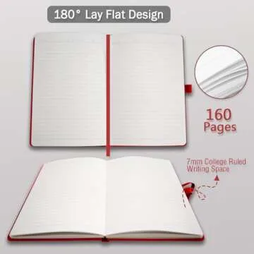 Heture A5 Hardcover Notebooks - 8 Pack Classic Journals