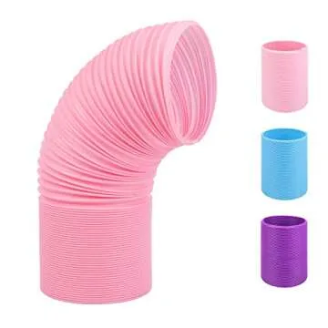 Niteangel Small Animal Foldable Play Tunnel with Fun Toys, 5.9 x 31.5 inches for Guinea Pigs, Rats and Dwarf Rabbits (Pink)