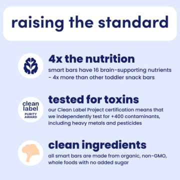 Cerebelly Organic Toddler Snack Bars - Strawberry Beet