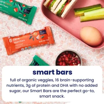 Cerebelly Organic Toddler Snack Bars - Strawberry Beet