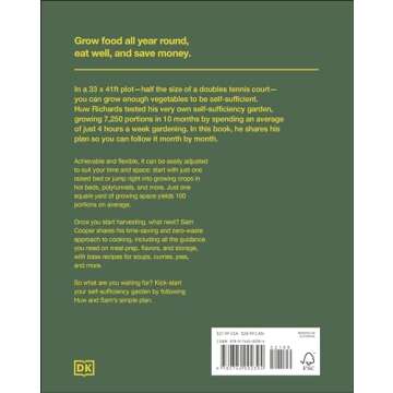 The Self-Sufficiency Garden: Feed Your Family and Save Money: THE #1 SUNDAY TIMES BESTSELLER