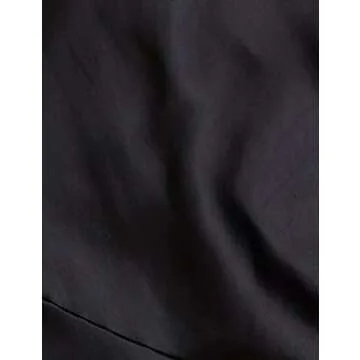 VUBIYA 2024 Summer Satin Tube Tops Slit Wedding Guest Dress for Women Elegant Sexy Strapless Halter Neck Midi Dresses Black