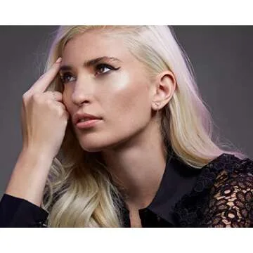 MILLA Silver & Gold Chain Earrings for Women - 14K Gold Butterfly Earrings for Women & More Trendy Earrings Styles - Comfortable Cute Earrings Aesthetic Jewelry (Sterling Silver/CZ Butterfly)