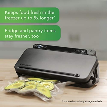 FoodSaver Vacuum Sealer with 4 Settings for Food Storage