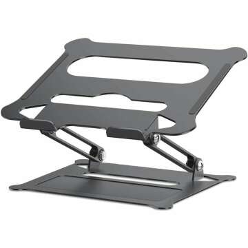 Portable Aluminum Laptop Stand for Ergonomic Comfort