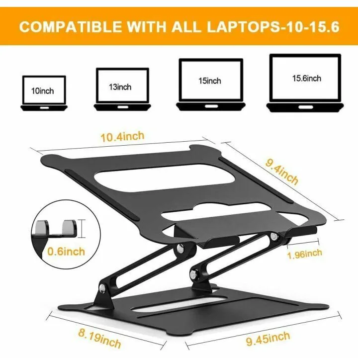 Portable Aluminum Laptop Stand for Ergonomic Comfort
