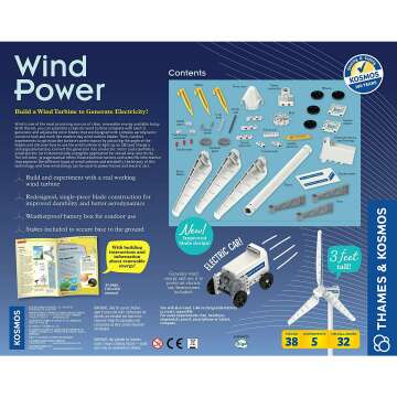 Wind Power V4.0 STEM Experiment Kit for Kids