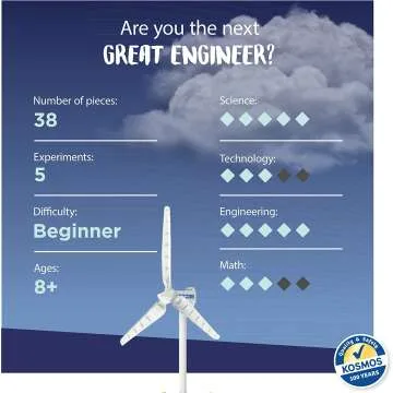 Wind Power V4.0 STEM Experiment Kit for Kids