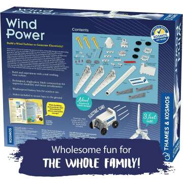 Wind Power V4.0 STEM Experiment Kit for Kids