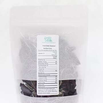 Dulse Whole Leaf Raw - Pure Maine Atlantic Seaweed