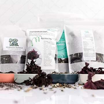 Dulse Whole Leaf Raw - Pure Maine Atlantic Seaweed