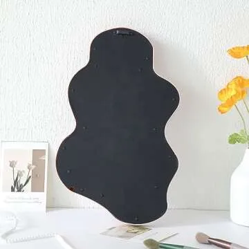 JDPEYI Funky Wavy Mirror Unique Decorative Home Accent
