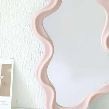 JDPEYI Funky Wavy Mirror Unique Decorative Home Accent
