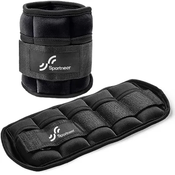 Adjustable Ankle Weights by Sportneer for Strength Training