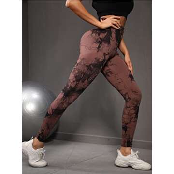 High Waist Tie Dye Leggings for Women Workout Pants