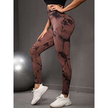 High Waist Tie Dye Leggings for Women Workout Pants