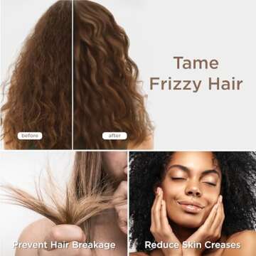 Luxurious Bedsure Satin Pillowcase Set for Hair and Skin