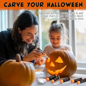 HAUSHOF Pumpkin Carving Tools Set - 5PCS Kit