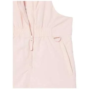 Toddler Girls' Water-Resistant Ski Bib Overall - Light Mauve