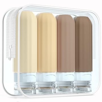 Mrsdry Travel Toiletry Bottles, Leak-proof & TSA Approved