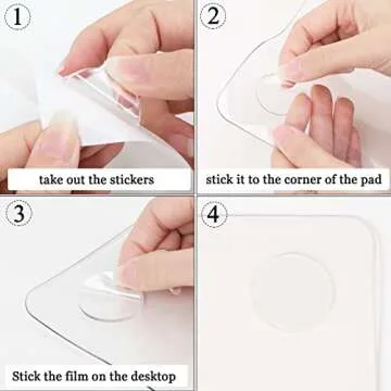 Oterri Clear Desk Pad - Durable & Waterproof Protector