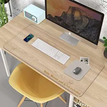 Oterri Clear Desk Pad - Durable & Waterproof Protector