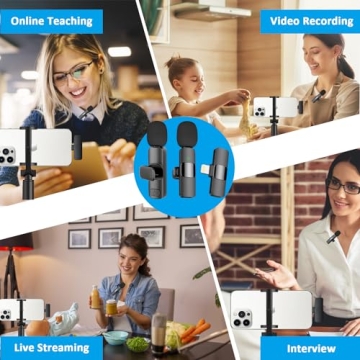 Wireless Lavalier Microphone for iPhone & iPad