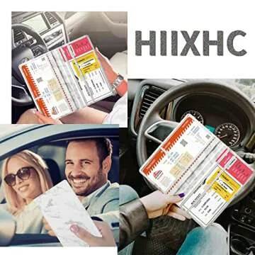 Car Registration Wallet - Premium Leather Organizer for Documents