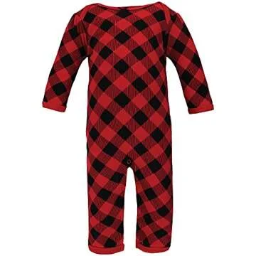 Hudson Baby Unisex Baby Cotton Coveralls Christmas Gift, 3-6 Months