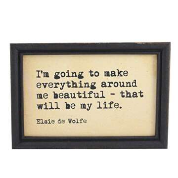 Inspiring Framed Wall Quote for Home and Office Decor
