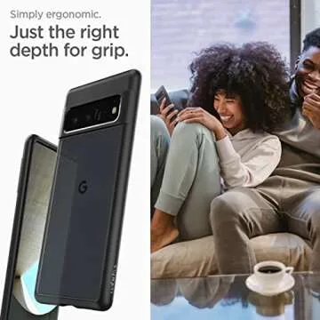 Spigen Ultra Hybrid Case for Google Pixel 6 Pro - Matte Black