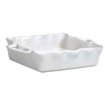 Casafina Ruffled Ceramic Baker - Elegant Bakeware for Every Occasion