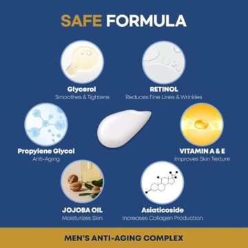 6 in 1 Men’s Face Moisturizer for Youthful Skin