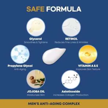 6 in 1 Men’s Face Moisturizer for Youthful Skin