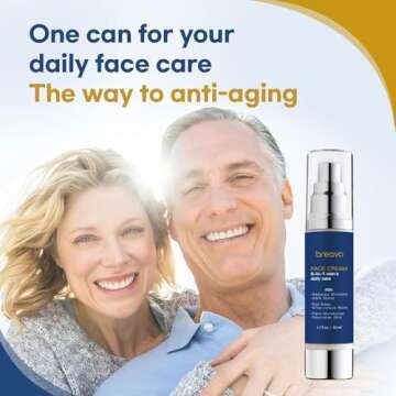 6 in 1 Men’s Face Moisturizer for Youthful Skin