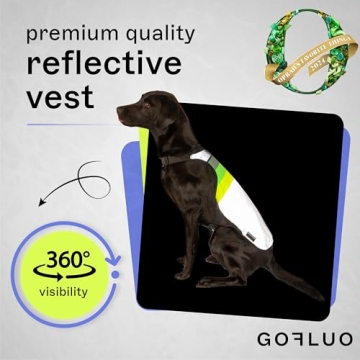GOFLUO Reflective Dog Coat - High Visibility XXS