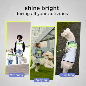 GOFLUO Reflective Dog Coat - High Visibility XXS