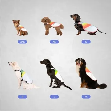 GOFLUO Reflective Dog Coat - High Visibility XXS
