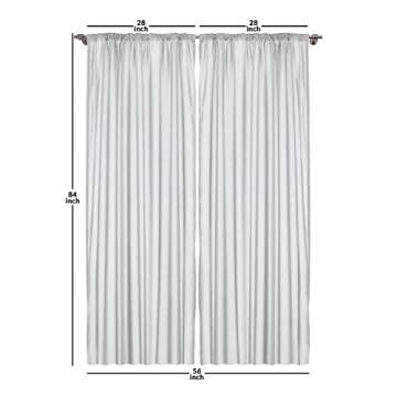 Lunarable Pale Pink Window Curtains, Panda Pattern Chinese Animal Portrait Cartoon Bear, Lightweight Decor 2-Panel Set with Rod Pocket, Pair of - 28" x 84", Pink Grey