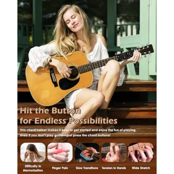 Guitar Chord Presser for Beginners & Arthritis Players