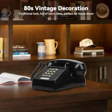 Sangyn Vintage Cord Phone with Mechanical Ringer Volume Control
