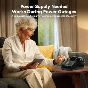 Sangyn Vintage Cord Phone with Mechanical Ringer Volume Control