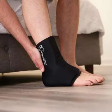 TheraICE Ankle Ice Pack Wrap for Swelling & Pain Relief