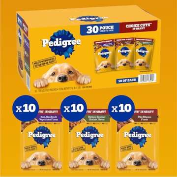 Pedigree Soft Wet Dog Food Variety Pack For All Dogs