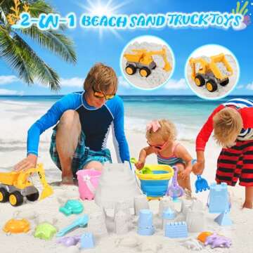 FHOZGECY Beach Toy Set - 21 PCS for Endless Fun