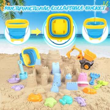 FHOZGECY Beach Toy Set - 21 PCS for Endless Fun