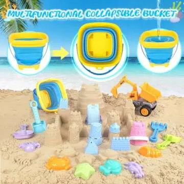 FHOZGECY Beach Toy Set - 21 PCS for Endless Fun