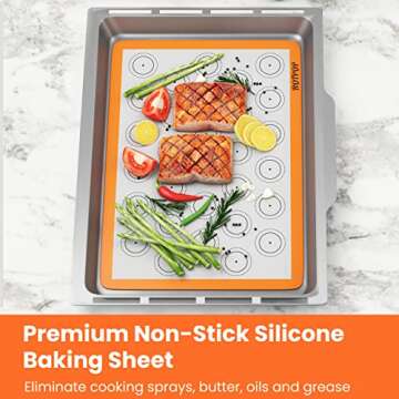 HOTPOP Silicone Baking Sheets - Perfect for Macarons & Pastries